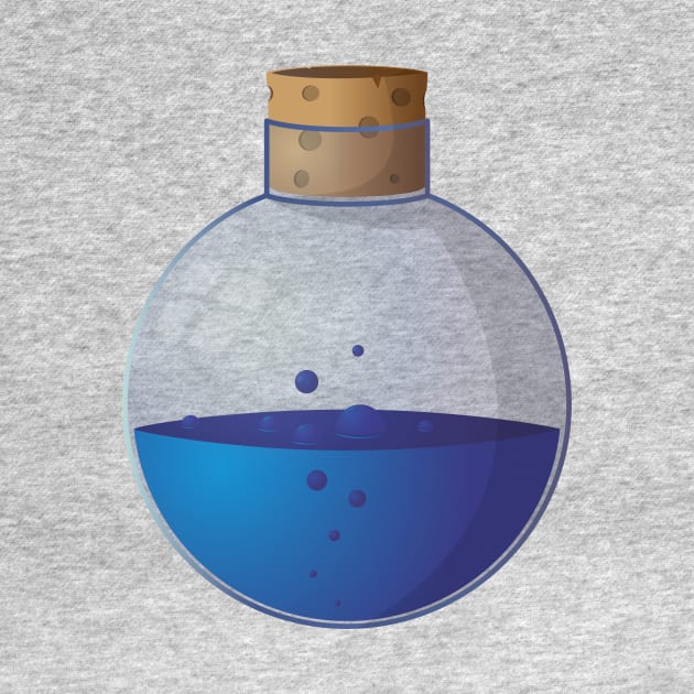 Glass Bottle Cartoon Style by Polikarp308